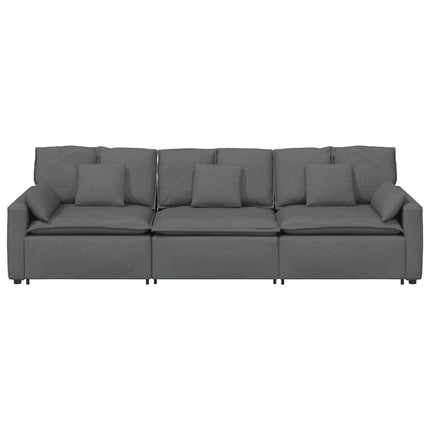 modulsofa med hynder mørkegrå