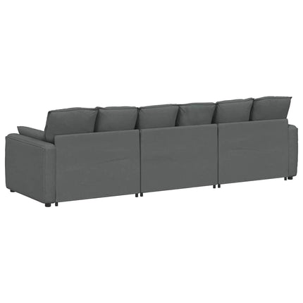 modulsofa med hynder mørkegrå