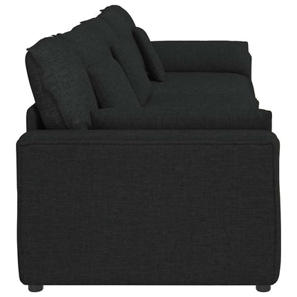 modulsofa med hynder sort