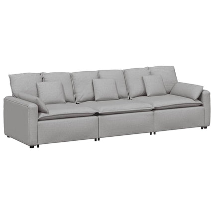modulsofa med hynder skygrå