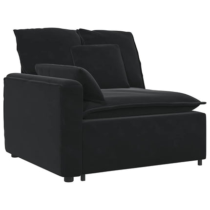 modulsofa med hynder sort