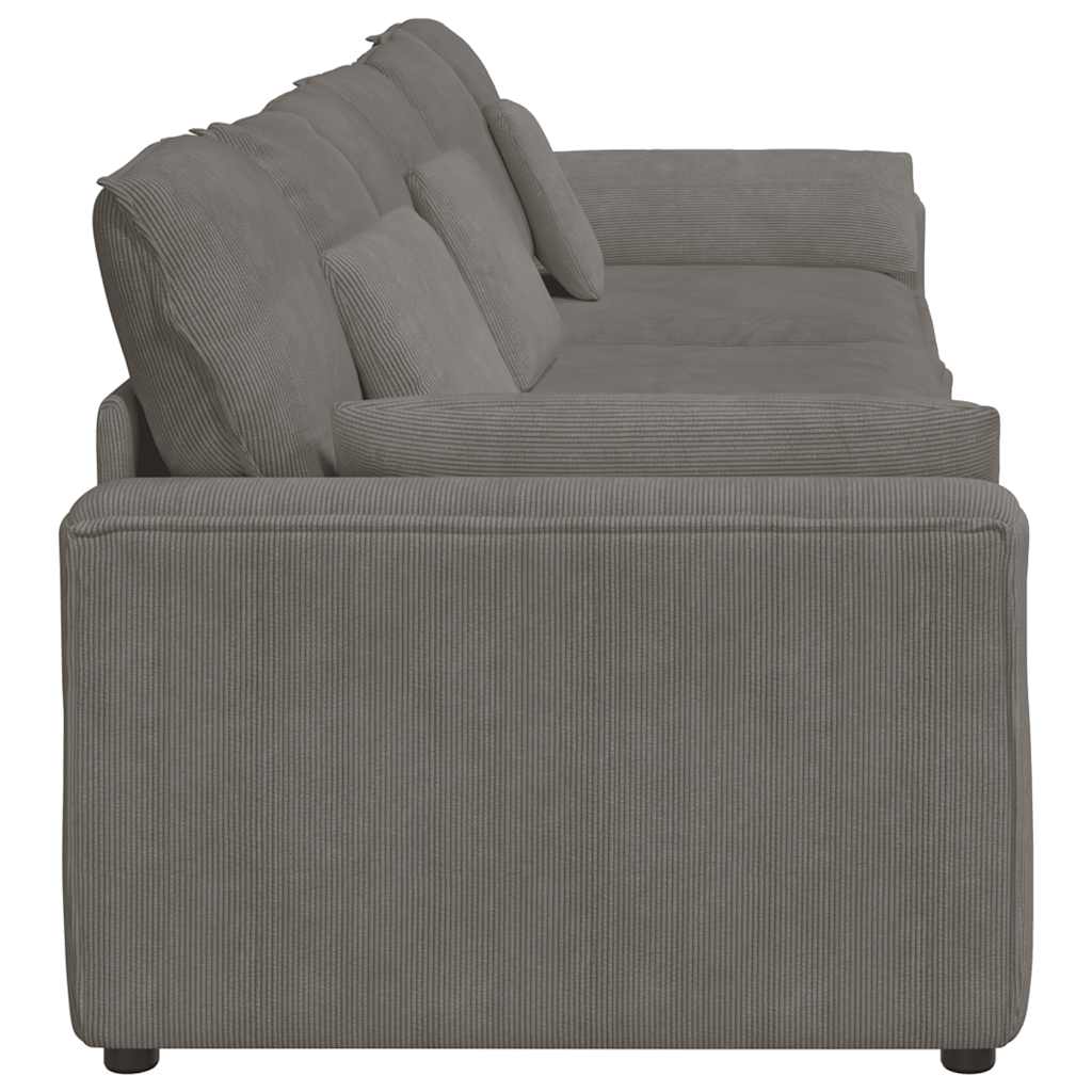 modulsofa med hynder lysegrå