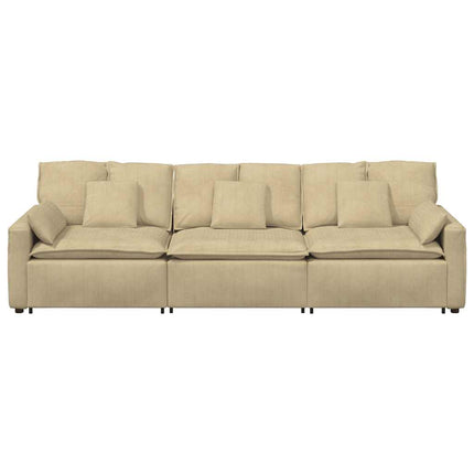 modulsofa med hynder grågrøn