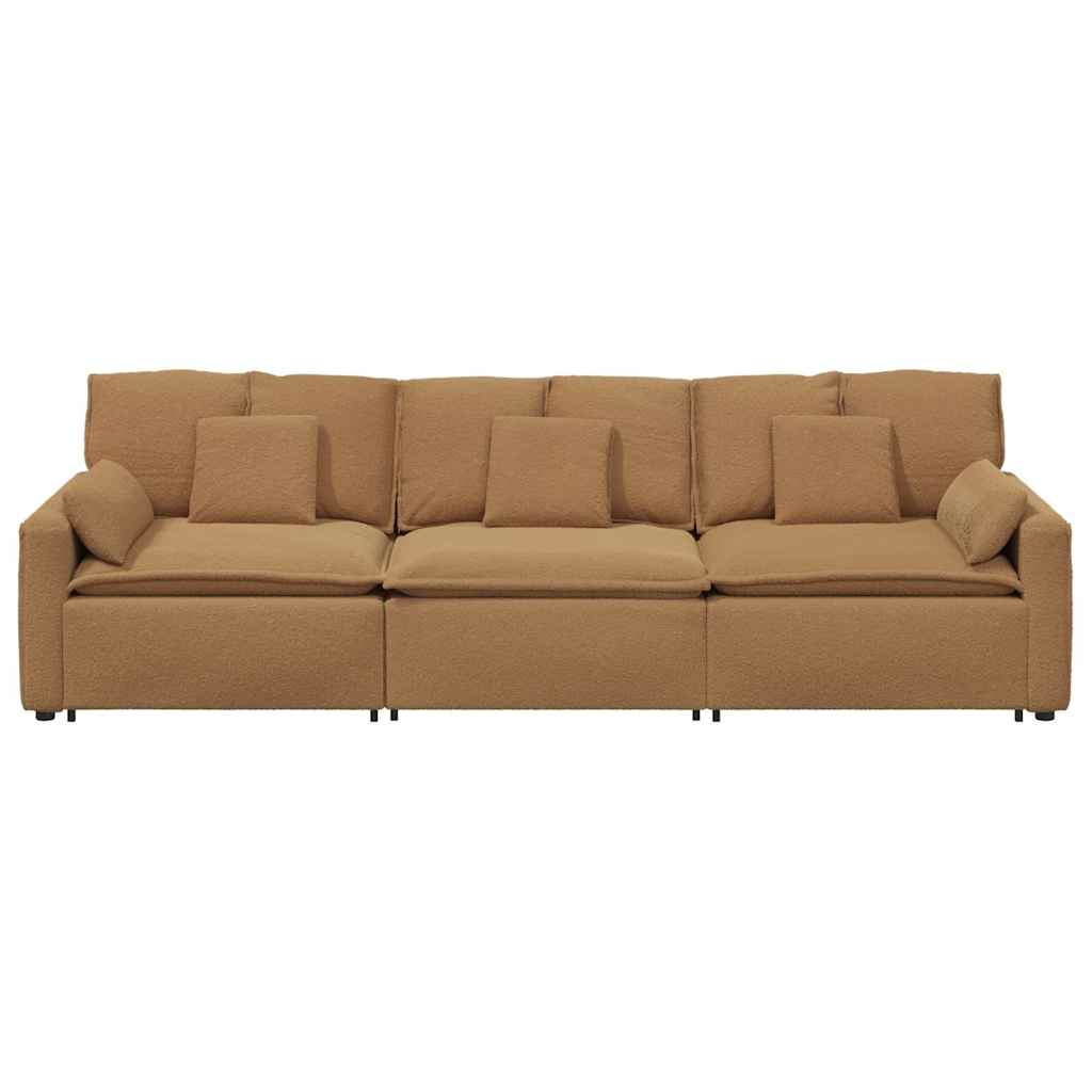 modulsofa med hynder beige