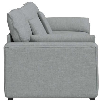modulsofa med hynder lysegrå
