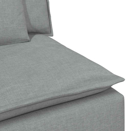 modulsofa med hynder lysegrå