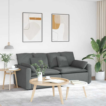 modulsofa med hynder mørkegrå