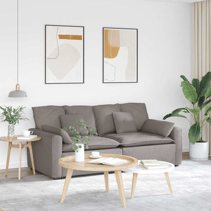 modulsofa med hynder gråbrun