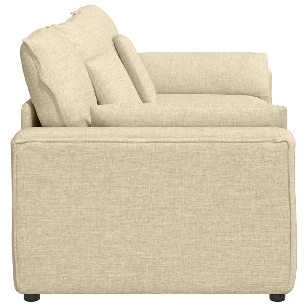 modulsofa med hynder cremefarvet