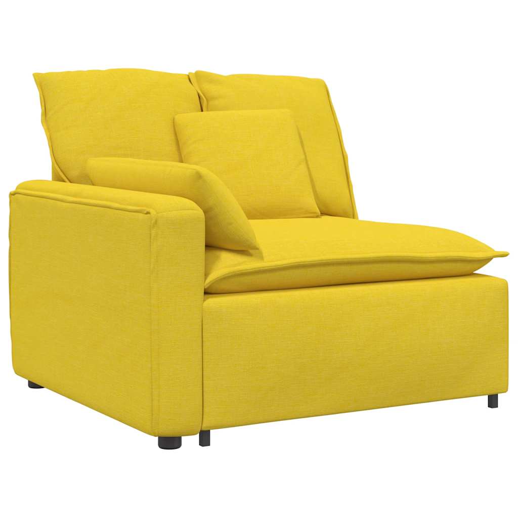 modulsofa med hynder lysegul