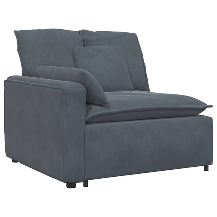 modulsofa med hynder mørkegrå