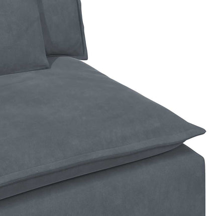 modulsofa med hynder mørkegrå