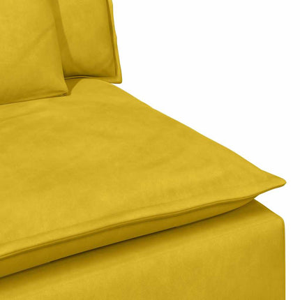 modulsofa med hynder gul