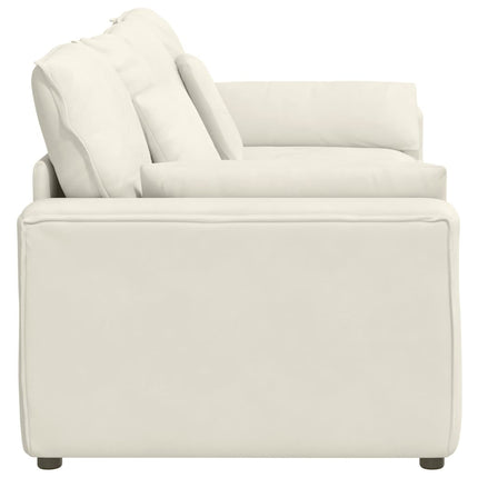 modulsofa med hynder cremefarvet