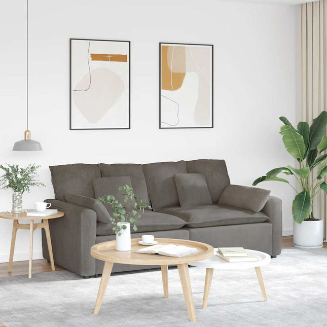 modulsofa med hynder lysegrå