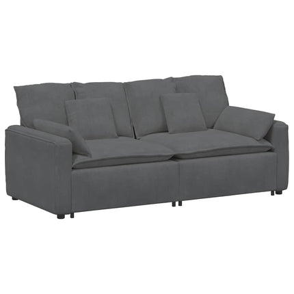modulsofa med hynder mørkegrå