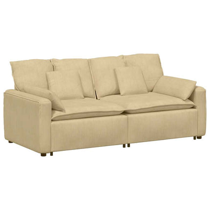 modulsofa med hynder grågrøn
