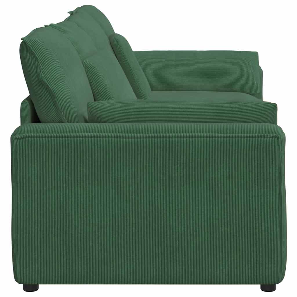 modulsofa med hynder mørkegrøn