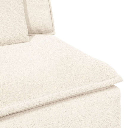 modulsofa med hynder cremefarvet