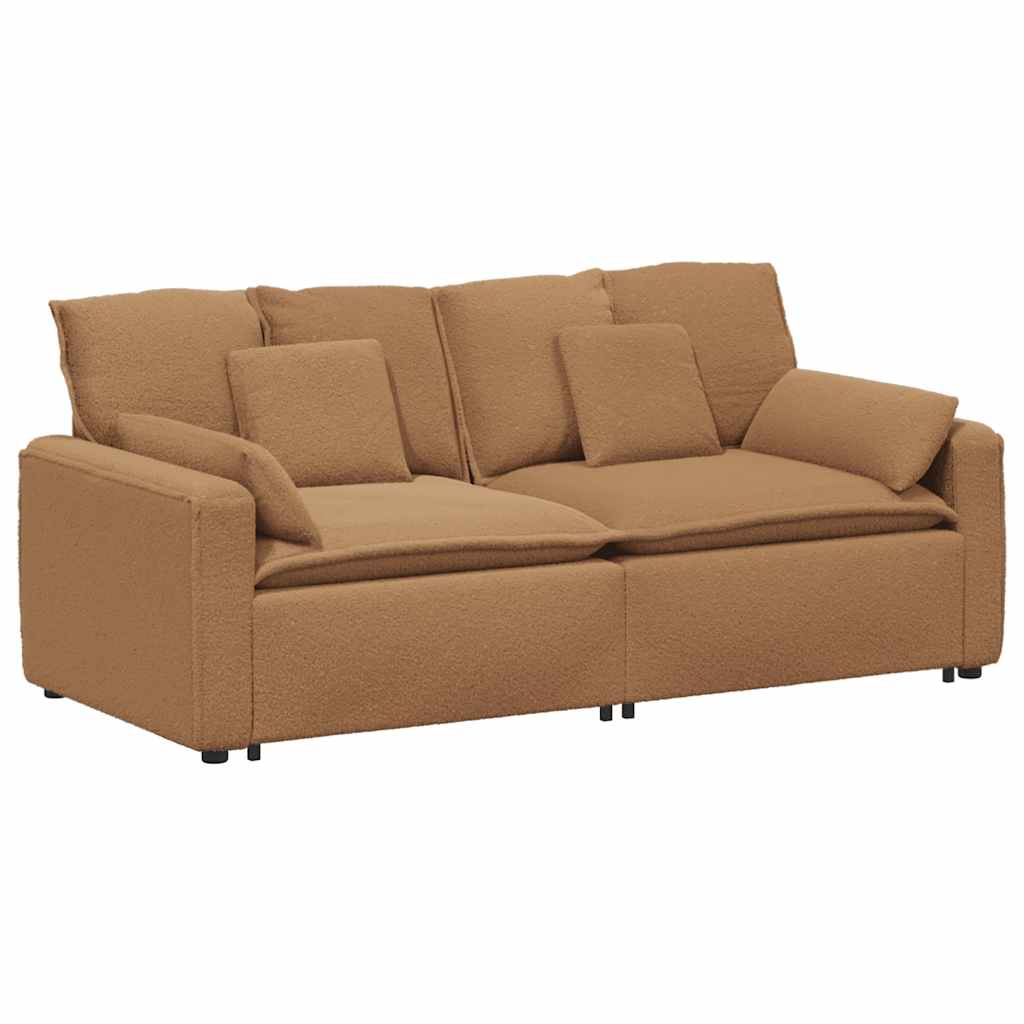 modulsofa med hynder beige