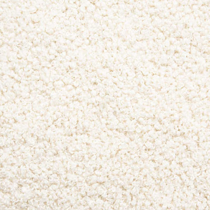 modulsofa med fodskammel&puder krøllet uldlignende stof creme