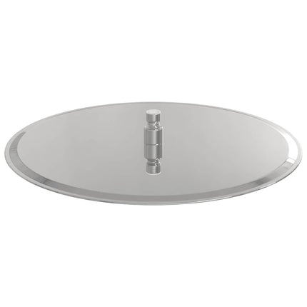 regnbrusehoved 40 cm rund rustfrit stål 304