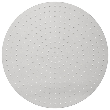 regnbrusehoved 50 cm rund rustfrit stål 304