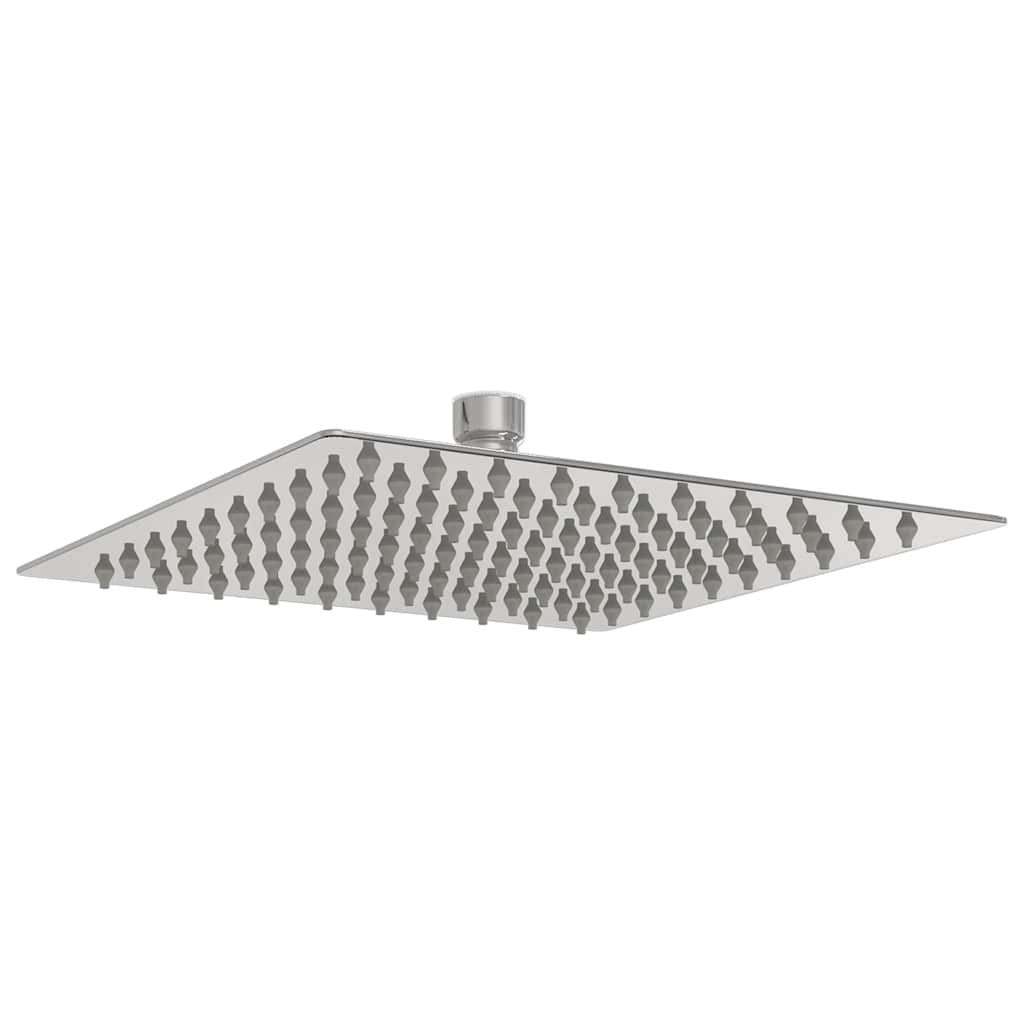 regnbrusehoved 20x20 cm firkantet rustfrit stål 304