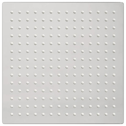 regnbrusehoved 25x25 cm firkantet rustfrit stål 304