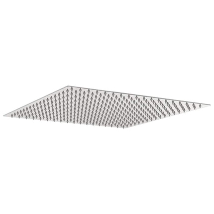 regnbrusehoved 40x40 cm firkantet rustfrit stål 304