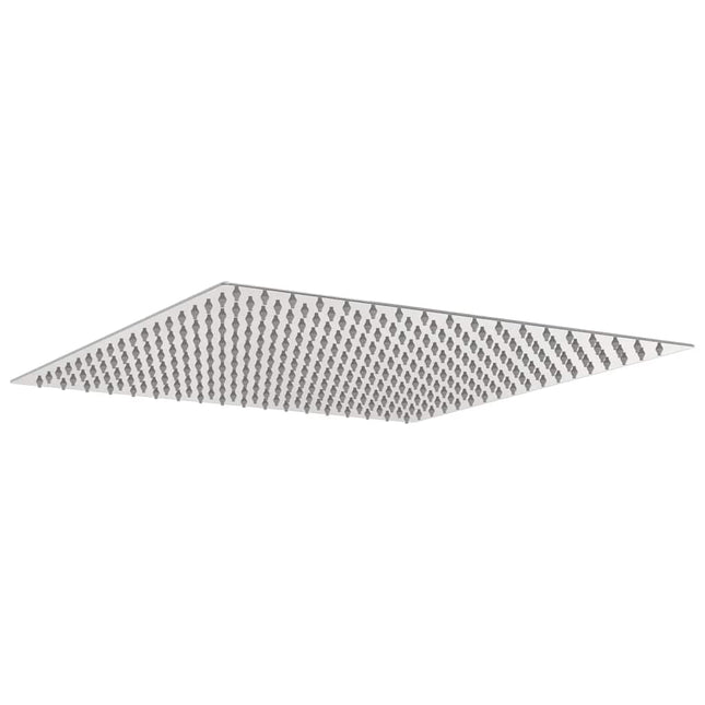 regnbrusehoved 40x40 cm firkantet rustfrit stål 304