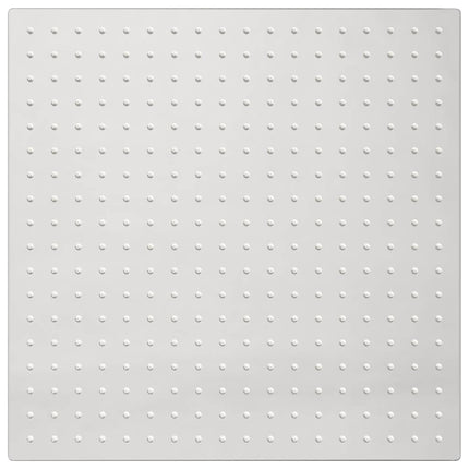 regnbrusehoved 40x40 cm firkantet rustfrit stål 304