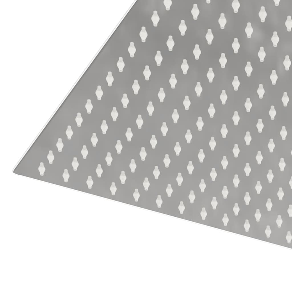 regnbrusehoved 40x40 cm firkantet rustfrit stål 304