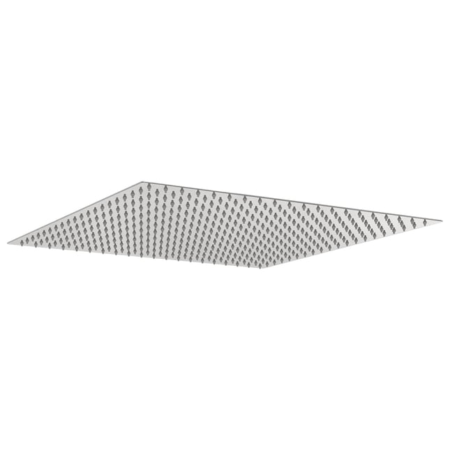 regnbrusehoved 50x50 cm firkantet rustfrit stål 304