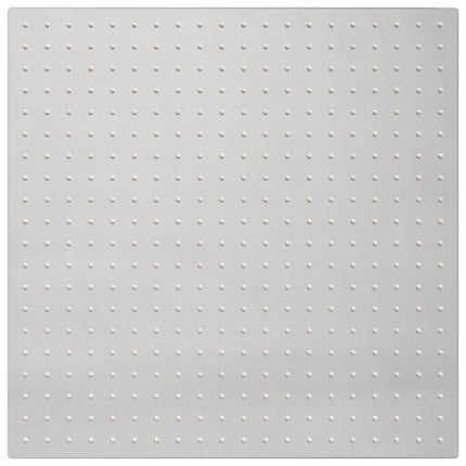 regnbrusehoved 50x50 cm firkantet rustfrit stål 304