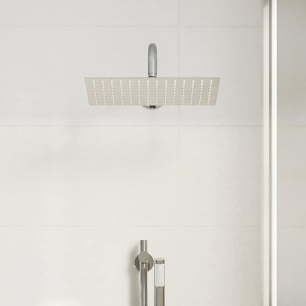 regnbrusehoved 30x20 cm rektangulær rustfrit stål 304