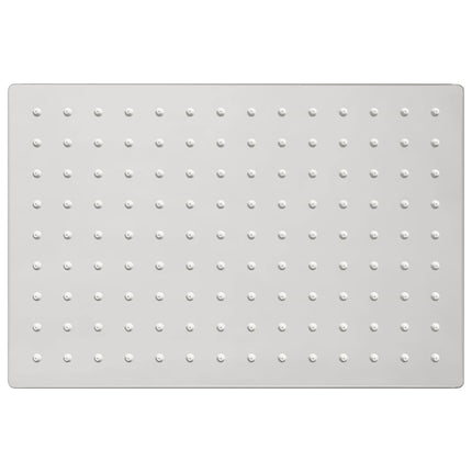 regnbrusehoved 30x20 cm rektangulær rustfrit stål 304