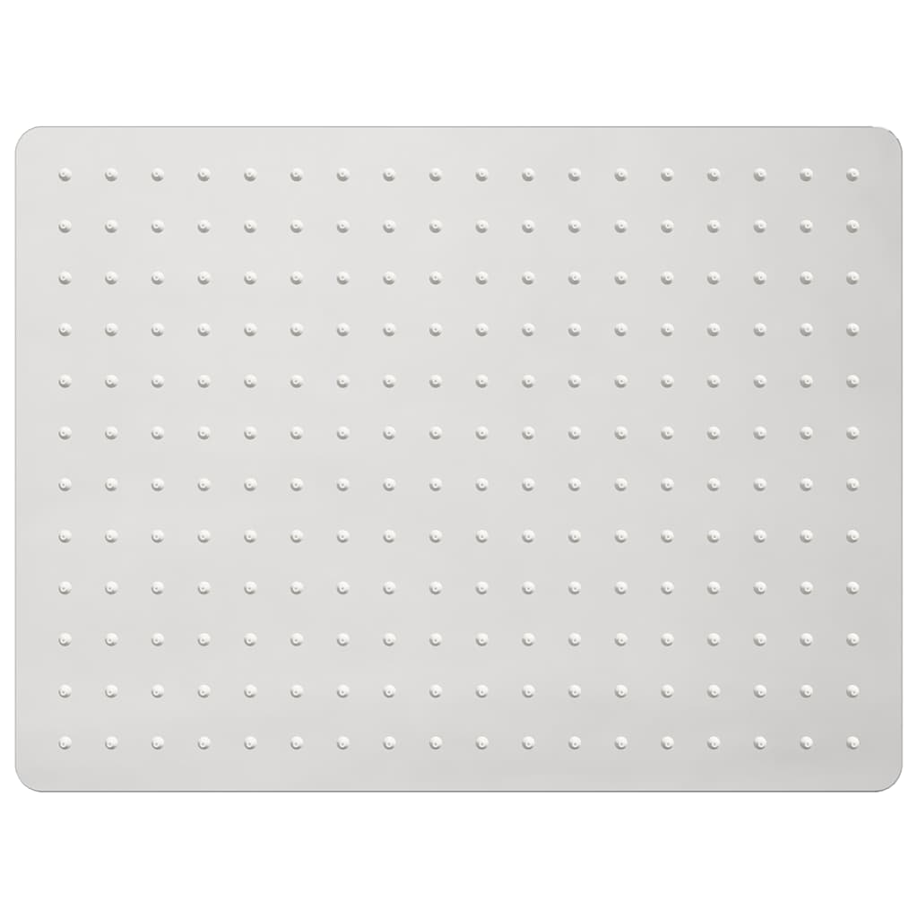 regnbrusehoved 40x30 cm rektangulær rustfrit stål 304