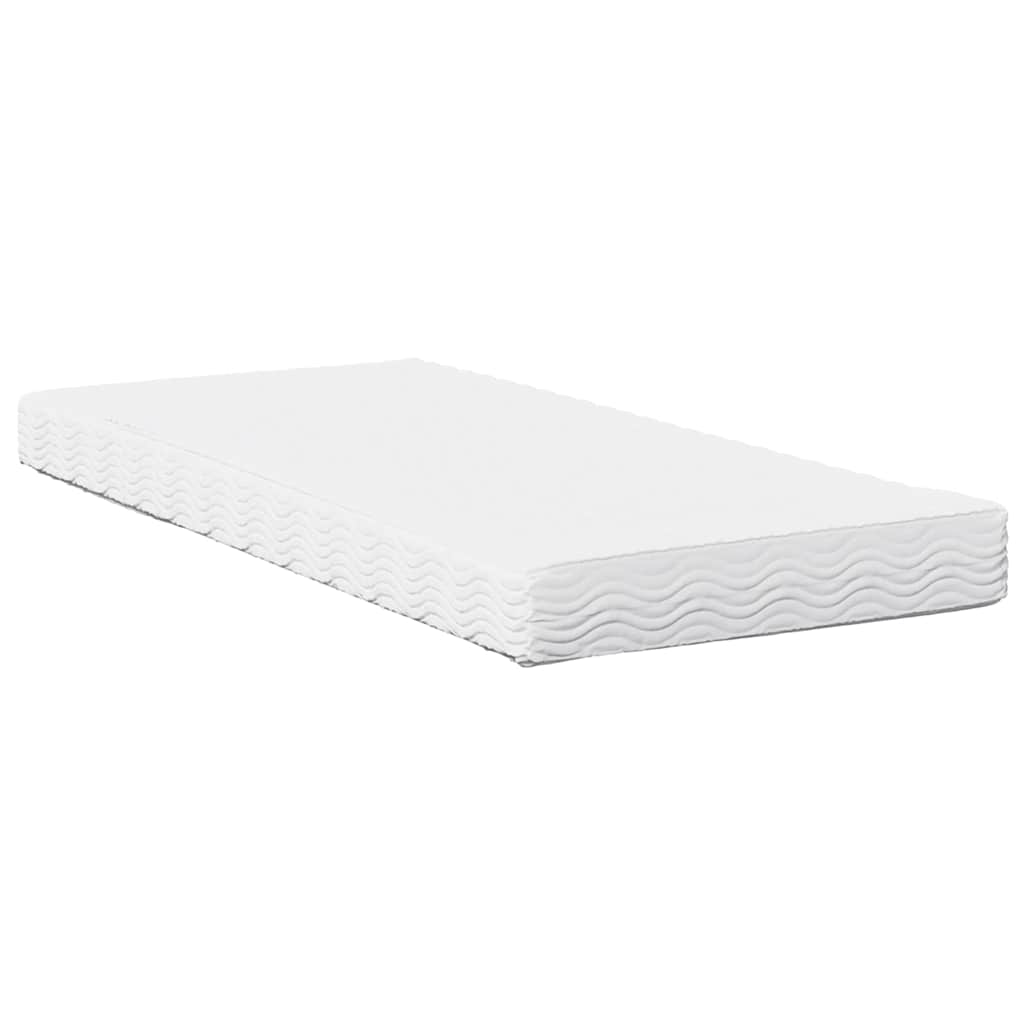 daybed med madras 100x200 cm massivt fyr gyldenbrun