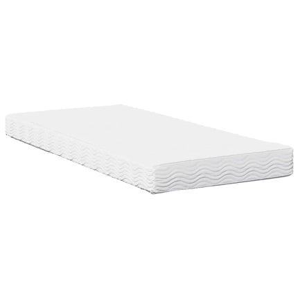 daybed med madras 100x200 cm massivt fyr gyldenbrun