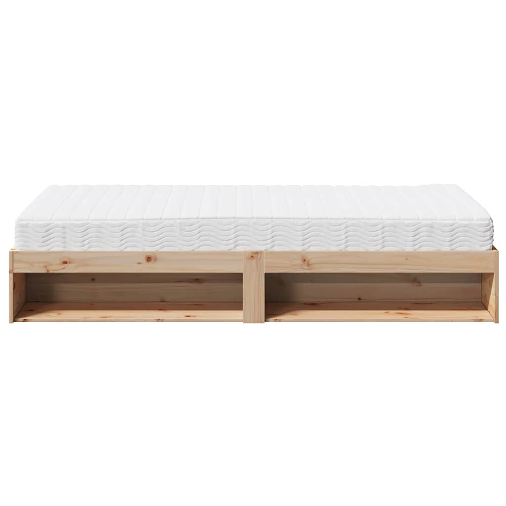 daybed med madras 90x190 cm massivt fyrretræ