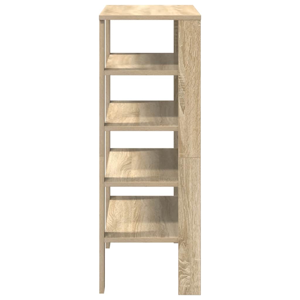 skoreol 61x32x87,5 cm konstrueret træ sonoma-eg