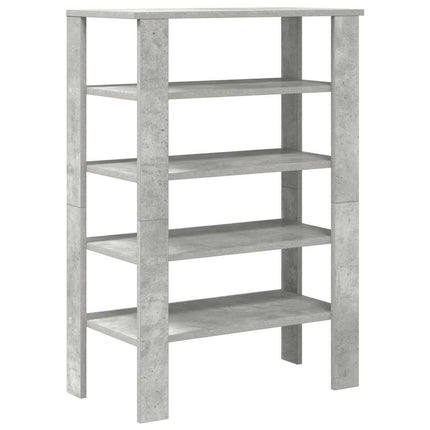 skoreol 61x32x87,5 cm konstrueret træ betongrå