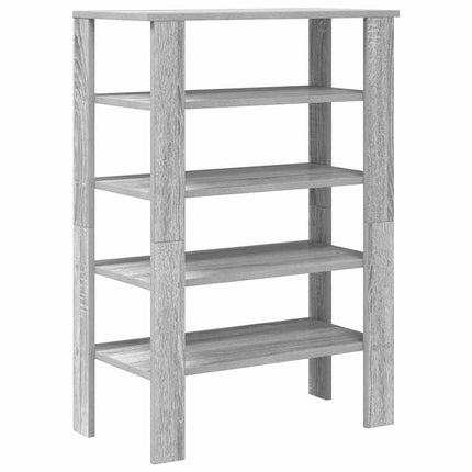 skoreol 61x32x87,5 cm konstrueret træ grå sonoma-eg