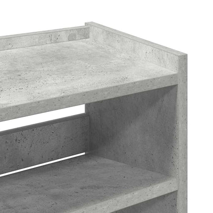 skoreol 60x25x81 cm konstrueret træ betongrå