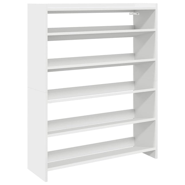 skoreol 80x25x100 cm konstrueret træ hvid