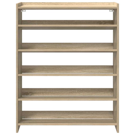 skoreol 80x25x100 cm konstrueret træ sonoma-eg