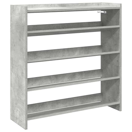skoreol 80x25x81 cm konstrueret træ betongrå
