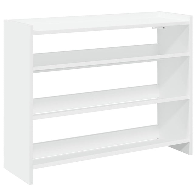 skoreol 80x25x62 cm konstrueret træ hvid
