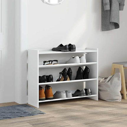 skoreol 80x25x62 cm konstrueret træ hvid